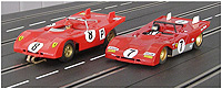 2 Carrera 124 Ferraris 312 PB von Martin Münzer
